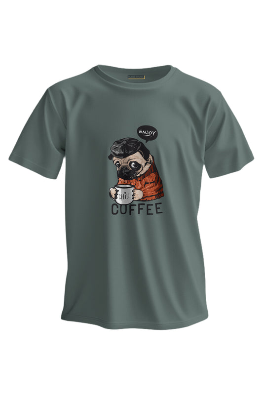 Regular T-Shirt - (Enjoy Baskılı) - 3864